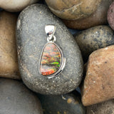 Ammolite Pendant 30 - Silver Street Jewellers