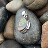 Ammolite Pendant 30 - Silver Street Jewellers