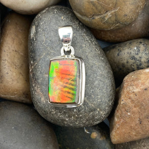 Ammolite Pendant 33 - Silver Street Jewellers