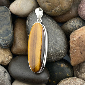 Tiger Eye Pendant 108 - Silver Street Jewellers