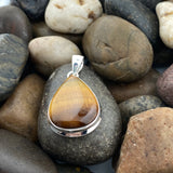 Tiger Eye Pendant 110 - Silver Street Jewellers