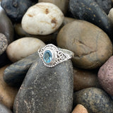 Blue Topaz Ring 591 - Silver Street Jewellers