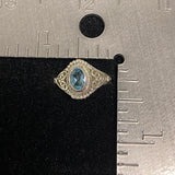 Blue Topaz Ring 591 - Silver Street Jewellers