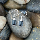 Black Onyx Earring 73 - Silver Street Jewellers