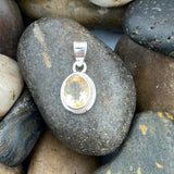 Citrine Pendant 758 - Silver Street Jewellers