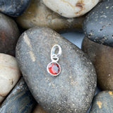 Garnet Pendant 591 - Silver Street Jewellers