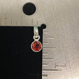 Garnet Pendant 591 - Silver Street Jewellers