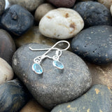 Blue Topaz Earring 509 - Silver Street Jewellers