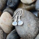 Rainbow Moonstone Earring 151 - Silver Street Jewellers