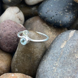 Blue Topaz Ring 546 - Silver Street Jewellers