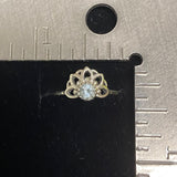 Blue Topaz Ring 551 - Silver Street Jewellers