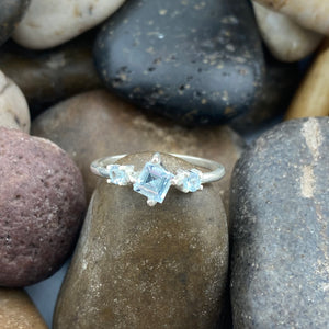 Blue Topaz Ring 556 - Silver Street Jewellers