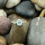 Blue Topaz Ring 558 - Silver Street Jewellers