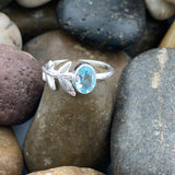 Blue Topaz Ring 569 - Silver Street Jewellers