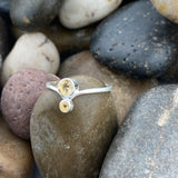 Citrine Ring 463 - Silver Street Jewellers