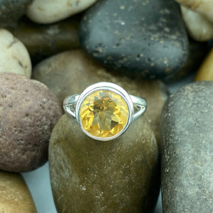 Citrine Ring 473 - Silver Street Jewellers