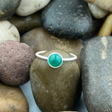 Green Onyx Ring 87 - Silver Street Jewellers