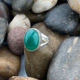 Green Onyx Ring 92 - Silver Street Jewellers