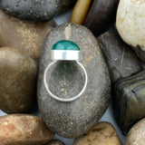 Green Onyx Ring 92 - Silver Street Jewellers