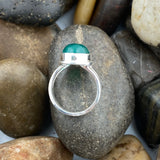 Green Onyx Ring 94 - Silver Street Jewellers