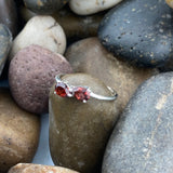 Garnet Ring 396 - Silver Street Jewellers