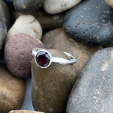 Garnet Ring 415 - Silver Street Jewellers