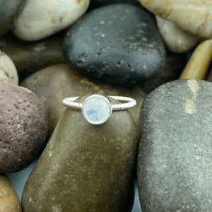 Moonstone Ring 350 - Silver Street Jewellers