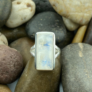 Moonstone Ring 369 - Silver Street Jewellers