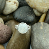 Moonstone Ring 370 - Silver Street Jewellers