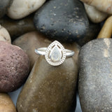 Moonstone Ring 372 - Silver Street Jewellers