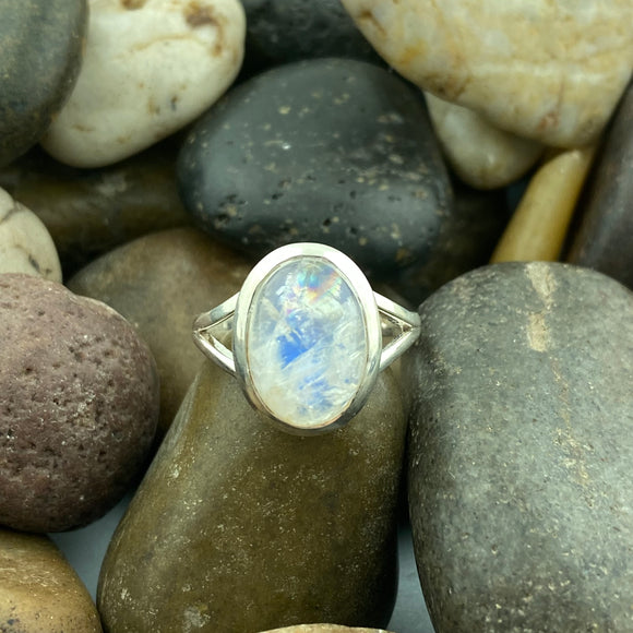 Moonstone Ring 374 - Silver Street Jewellers