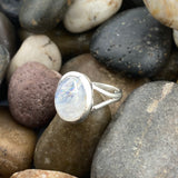 Moonstone Ring 374 - Silver Street Jewellers