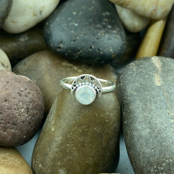 Moonstone Ring 381 - Silver Street Jewellers