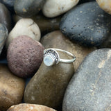 Moonstone Ring 381 - Silver Street Jewellers