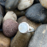 Moonstone Ring 392 - Silver Street Jewellers