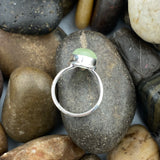 Prehnite Ring 52 - Silver Street Jewellers