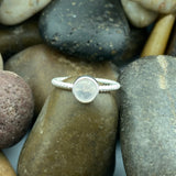 Rose Quartz Ring 119 - Silver Street Jewellers