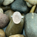 Rose Quartz Ring 126 - Silver Street Jewellers