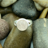 Rose Quartz Ring 128 - Silver Street Jewellers