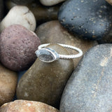 Tourmalated Quartz Ring 42 - Silver Street Jewellers