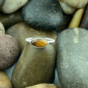 Tiger Eye Ring 78 - Silver Street Jewellers