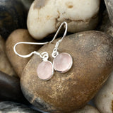 Rose Quartz Earring 97 - Silver Street Jewellers