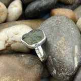 Moldavite Ring 107 - Silver Street Jewellers