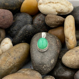 Chrysoprase Pendant 110 - Silver Street Jewellers