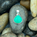 Chrysoprase Pendant 112 - Silver Street Jewellers