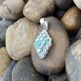 Blue Topaz Pendant 832 - Silver Street Jewellers