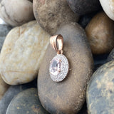 Morganite Pendant 286 - Silver Street Jewellers