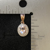 Morganite Pendant 286 - Silver Street Jewellers