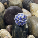 Tanzanite ring set in 925 Sterling Silver